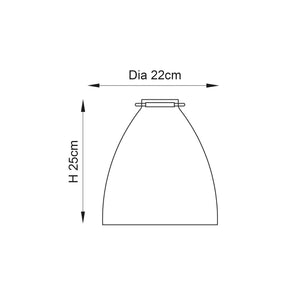 Elstow 1lt Pendant easyfit - Comet Lighting