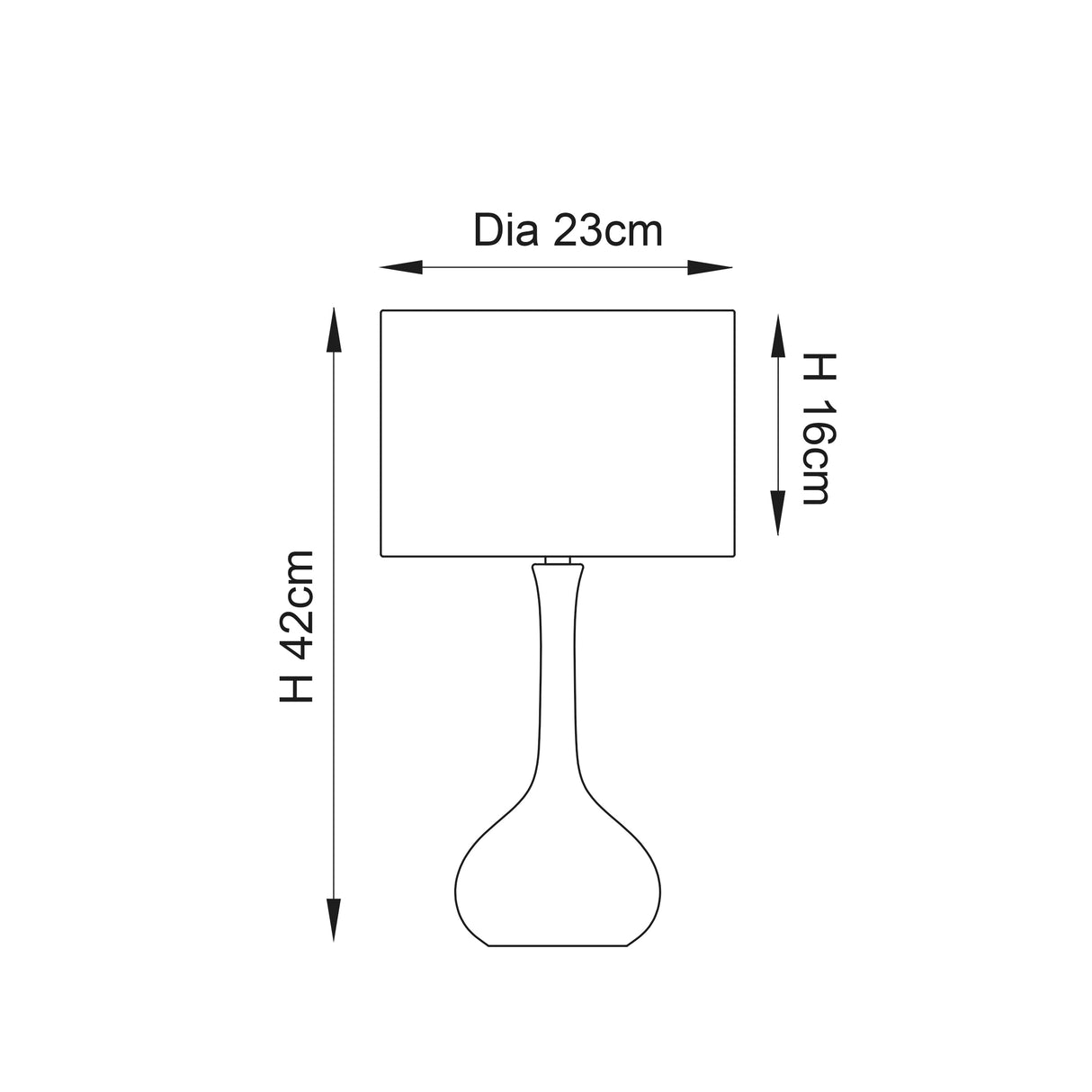 Piccadilly Touch Table Lamp Brass - Comet Lighting