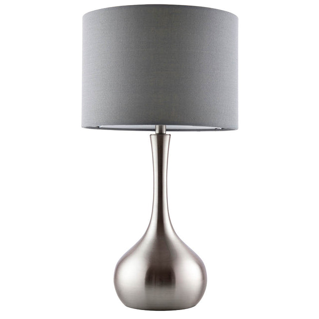 Piccadilly Touch Table Lamp Satin Nickel