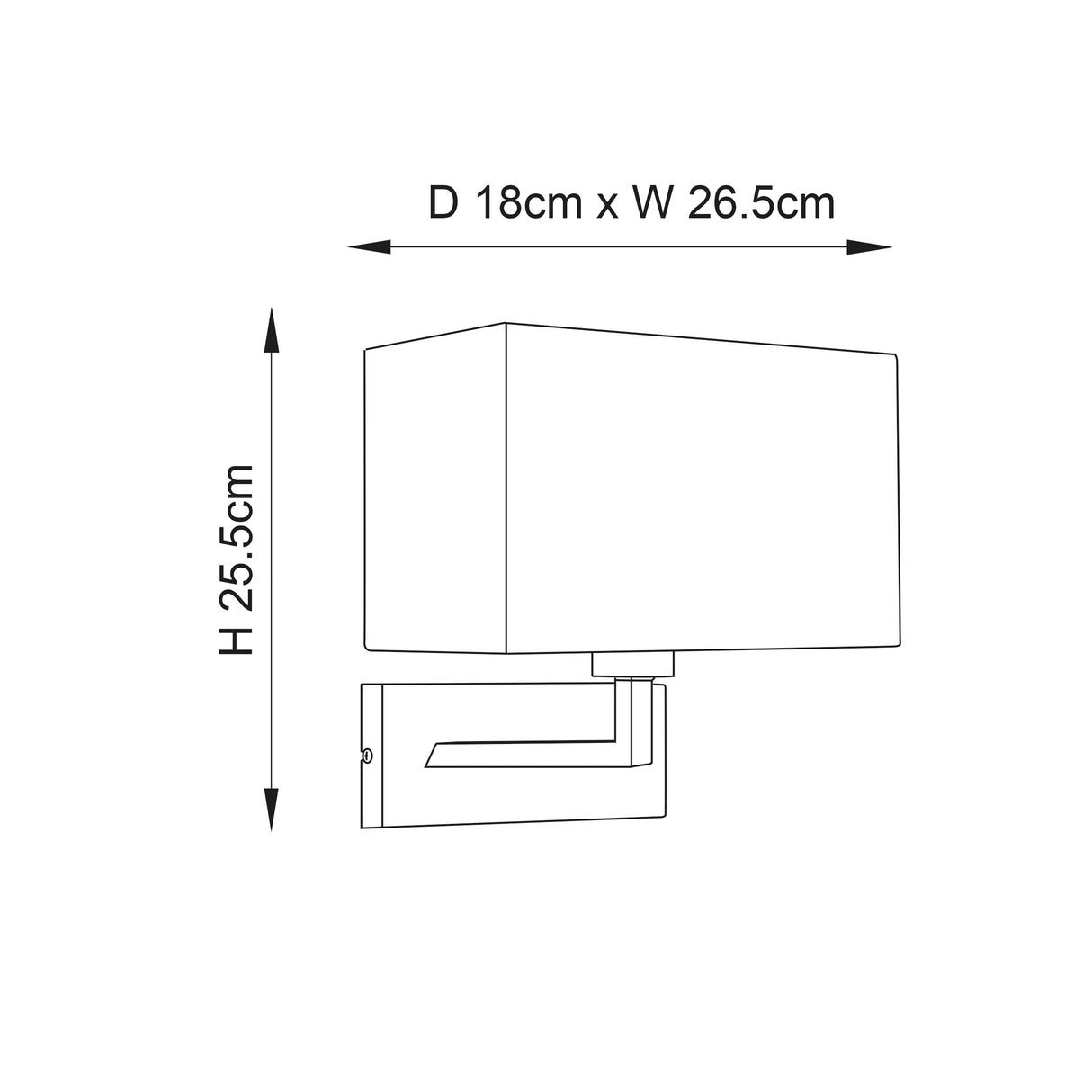 Piccolo 1-Light Wall Light Nickel White Shade - Comet Lighting