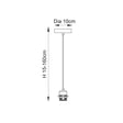 Cable Set Flex Chrome - Comet Lighting