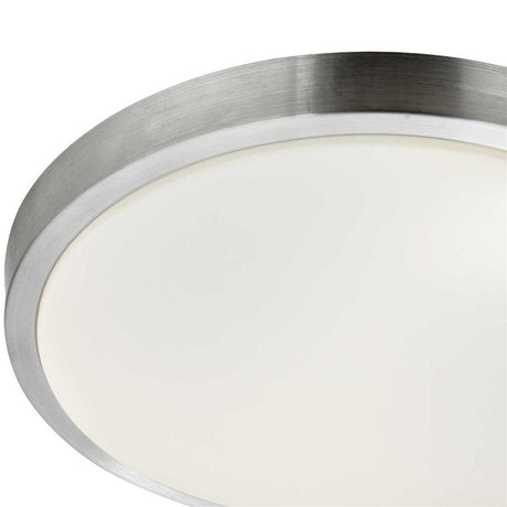 Zurich LED Flush  -  Aluminium & Acrylic Shade, IP44 - Comet Lighting