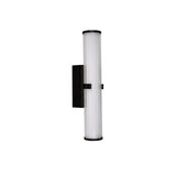 Ilsington LED Wall Light Black 430mm IP44