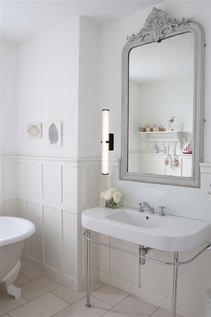 Ilsington LED Wall Light Black 630mm IP44 - Comet Lighting