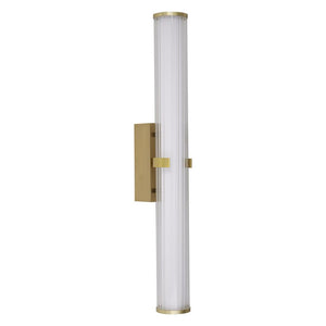 Ilsington LED Wall Light Gold 630mm IP44 - Comet Lighting