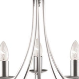 Searchlight Maypole Silver 5 Light Multi-Arm - Comet Lighting