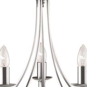 Searchlight Maypole Silver 5 Light Multi-Arm - Comet Lighting