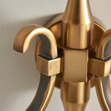 Columbia Brass Twin Wall & Deco Glass - Comet Lighting