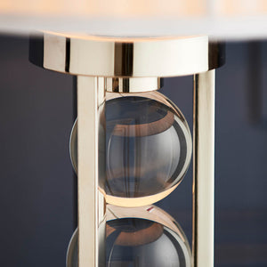 Newton Table Lamp With White Shade - Comet Lighting