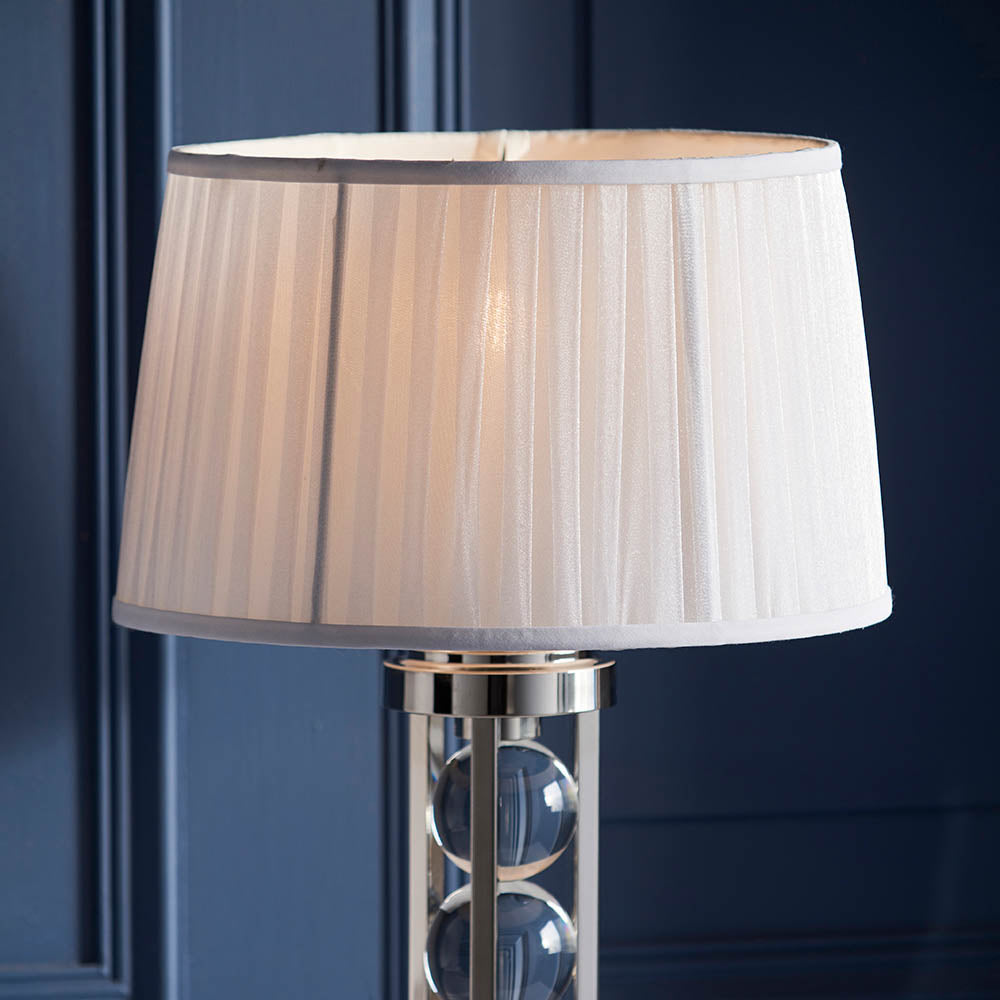 Newton Table Lamp With White Shade