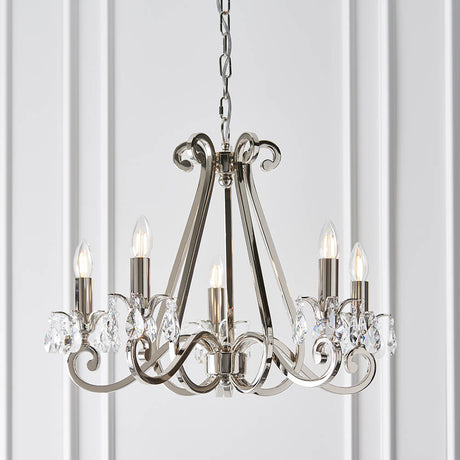 Oksana Nickel 5-Light Pendant Ceiling Light