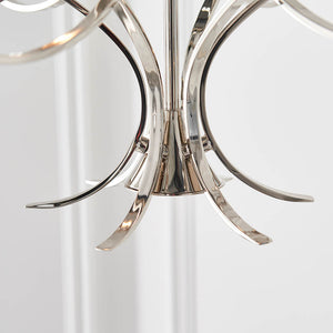 Penn Nickel 6-Light Pendant Ceiling Light - Comet Lighting