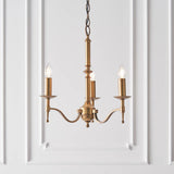 Stanford Antique Brass 3-Light Pendant Ceiling Light