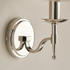 Stanford Nickel Single Wall Light - Comet Lighting