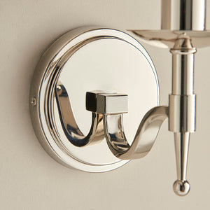 Stanford Nickel Single Wall Light - Comet Lighting