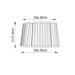 New Classic 14 inch Shade White - Comet Lighting