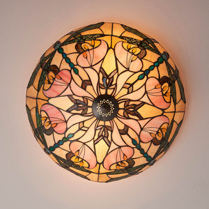 Ashton Large 2-Light Flush Ceiling Light - Comet Lighting