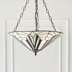 Astoria Large Inverted 3-Light Pendant Ceiling Light - Comet Lighting