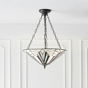 Astoria Large Inverted 3-Light Pendant Ceiling Light - Comet Lighting