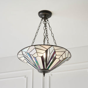 Astoria Large Inverted 3-Light Pendant Ceiling Light - Comet Lighting