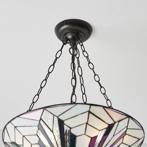 Astoria Large Inverted 3-Light Pendant Ceiling Light - Comet Lighting