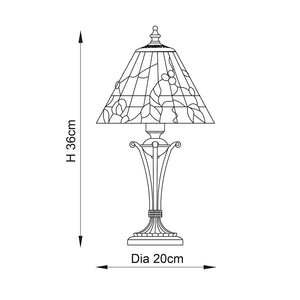 Bernwood Small Table Lamp - Comet Lighting