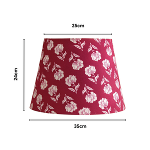 AARTIN 35 CM Cherry Blossom Cotton Lampshade - Straight Empire ( Shade Only )