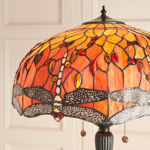 Dragonfly Flame Floor Lamp - Comet Lighting