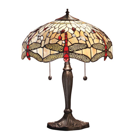 Dragonfly Beige Medium Table Lamp