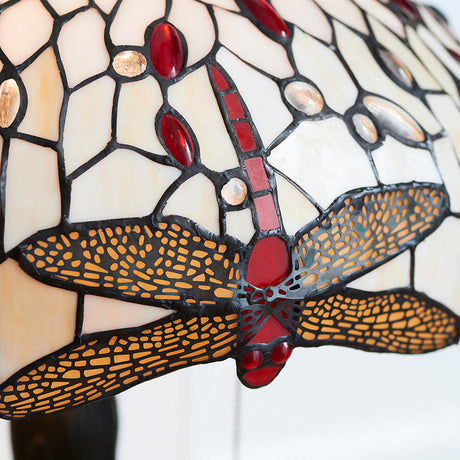 Dragonfly Beige Medium Table Lamp