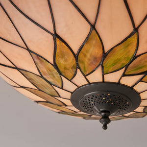Hutchinson Large 2-Light Flush Ceiling Light - Comet Lighting
