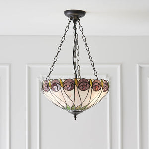 Hutchinson Medium Inverted 3-Light Pendant Ceiling Light - Comet Lighting