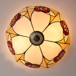 Ingram Large 2-Light Flush Ceiling Light - Comet Lighting