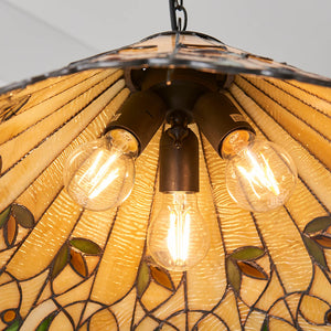 Jamelia Large 3-Light Pendant Ceiling Light - Comet Lighting
