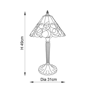 Jamelia Small Table Lamp - Comet Lighting