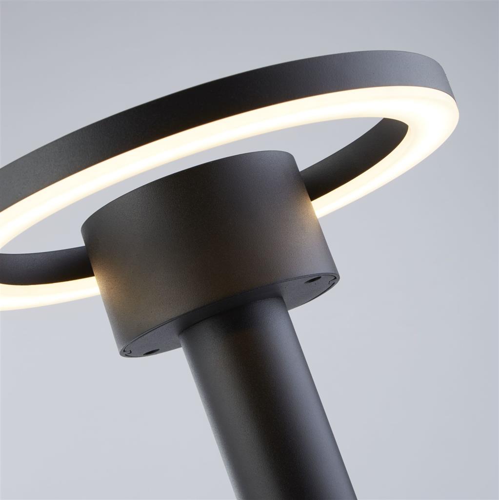 Sidford Outdoor LED Post Black 730mm - Comet Lighting