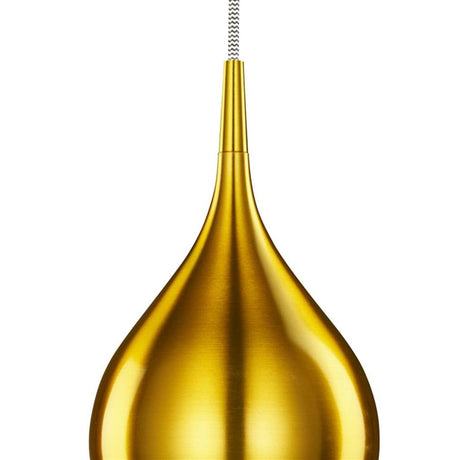 Searchlight Vibrant Pendant - Gold Aluminium