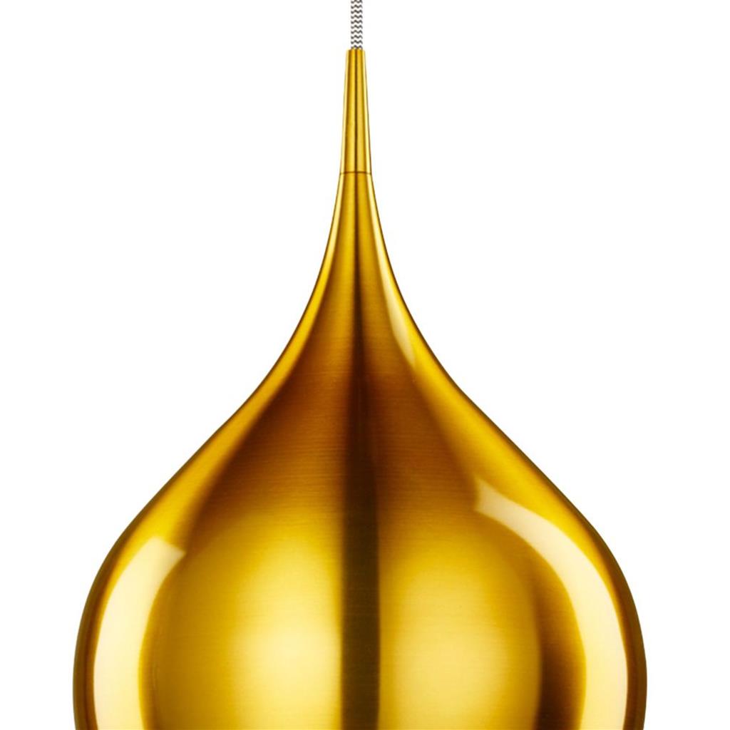 Searchlight Vibrant Large Pendant - Gold Aluminium