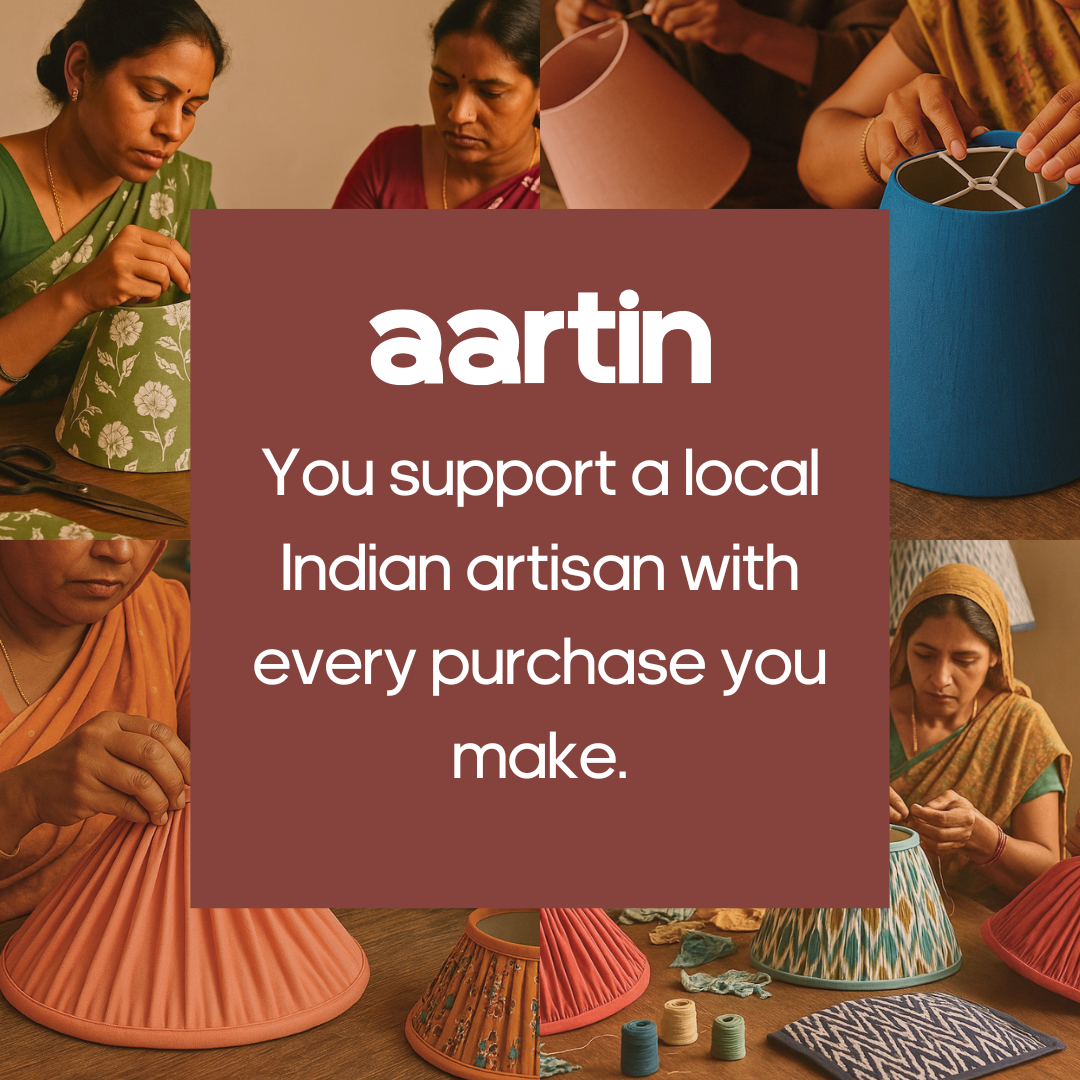 AARTIN STRAIGHT EMPIRE GATHERED LAMPSHADE IN LIGHT PINK SILK