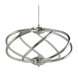 Magic  7Lt Pendant  - Chrome Metal & Opal Acrylic - Comet Lighting