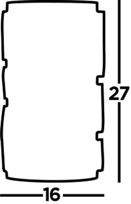 Ideford 2Lt Wall Light Chrome - Comet Lighting