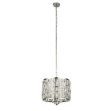 Ideford 3Lt Pendant Ceiling Light Chrome