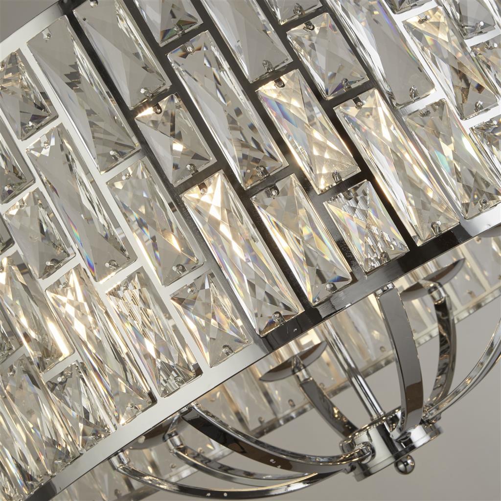 Ideford 8Lt Pendant Ceiling Light Chrome