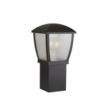 Winsford Outdoor Post Black 450mm - Comet Lighting