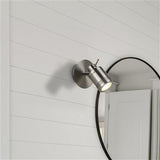 Searchlight 1 Light Bathroom Spot Wall Bracket Silver