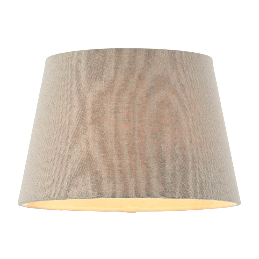 Cici 20cm Grey linen mix fabric