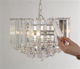 Searchlight Sigma Chrome 4 Light Fitting Crystal