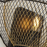 Ashcombe 1Lt Wall Light Black/Gold