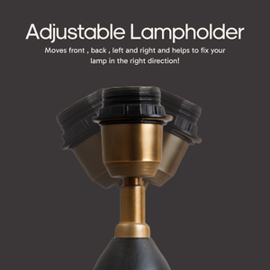 AARTIN ELIZA TABLE LAMP IN WOOD WITH WHITEWASH FINISH (BASE ONLY)