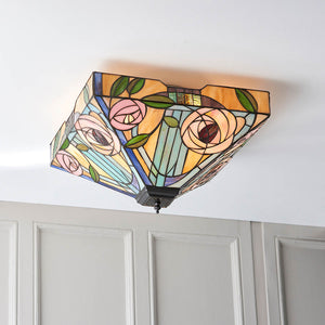 Willow Large 2-Light Flush Ceiling Light - Comet Lighting